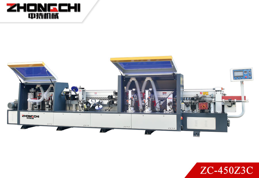 ZC-450Z3C Automatic edge banding machine with grooving and transfer printing